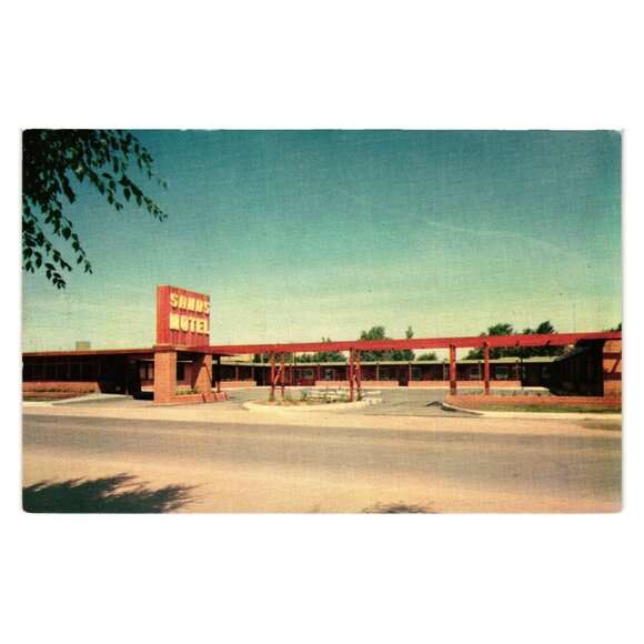 Vintage Postcard The Sands Motel Dalhart Texas Mid-Century Modern Architecture - Picture 1 of 2
